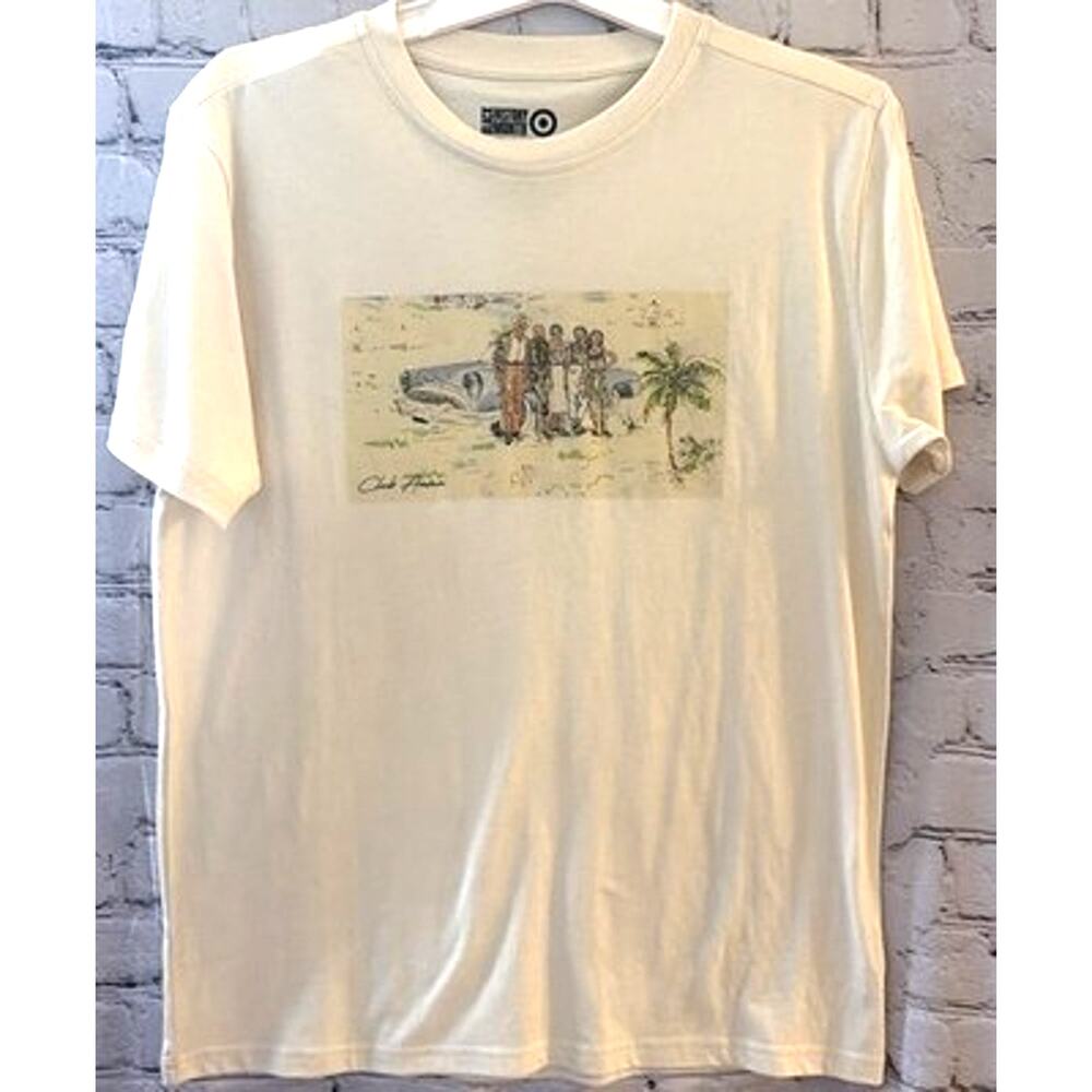 Target Black History Month Club Aama Graphic T-Shirt Off White Mens S
